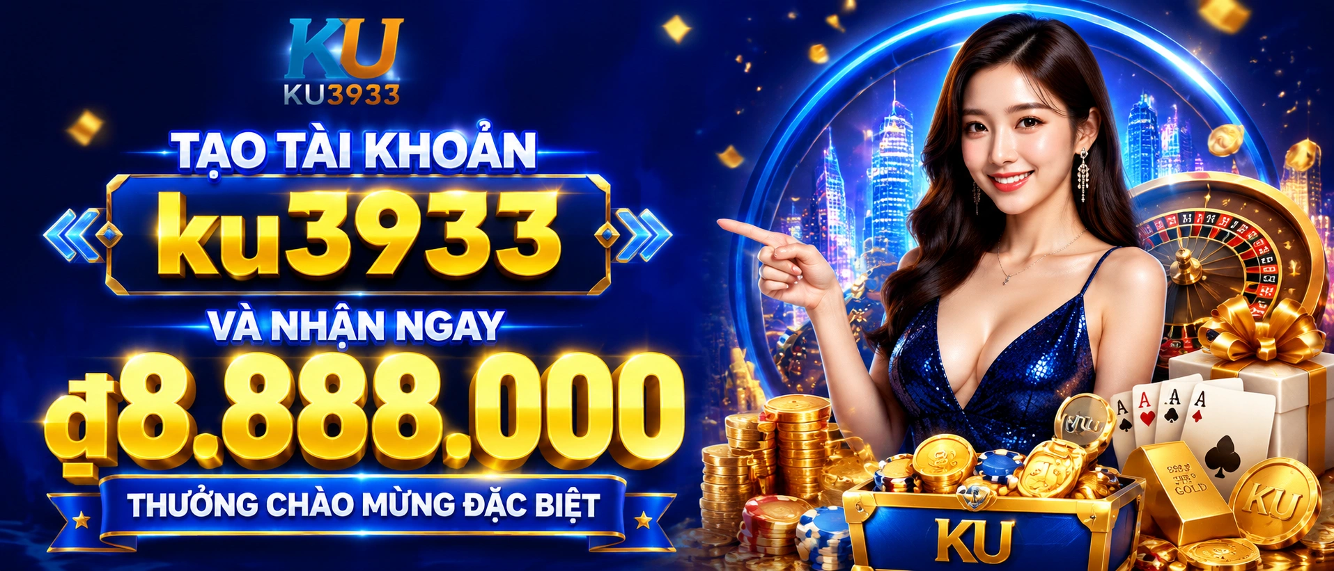 Giao diện mobile và danh mục game ku3933.com.vc