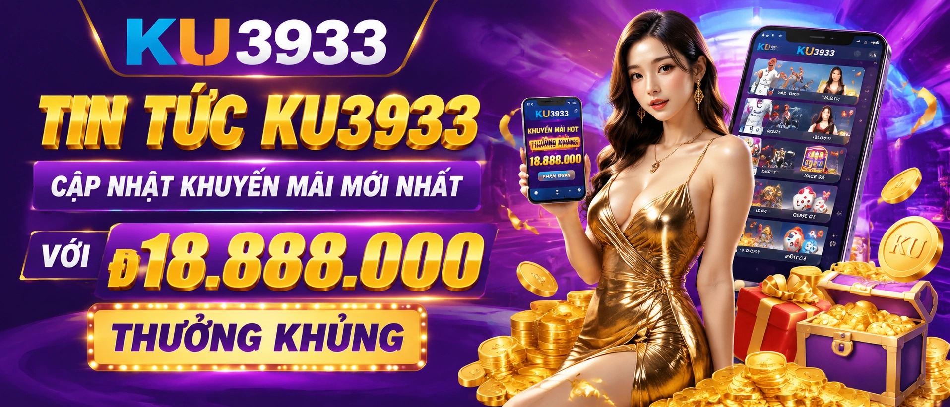 Giao diện tin tức ku3933 trên thiết bị di động